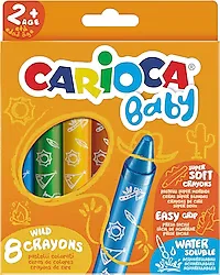 Carioca Baby Wild Jumbo 8'li Pastel Boya