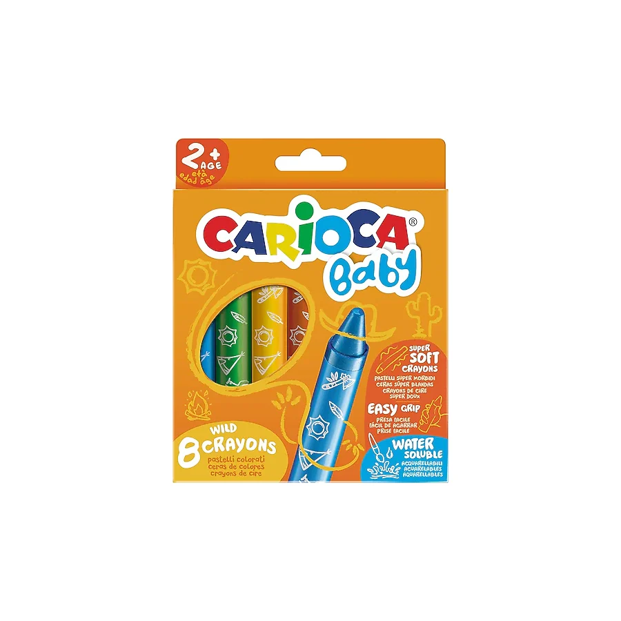 Carioca Baby Wild Jumbo 8'li Pastel Boya