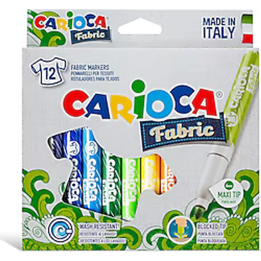 Carioca Cromatex 12 Renk Kumaş Boya Kalemi