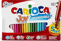 Carioca Joy Süper Yıkanabilir 24'lü Keçeli Kalem Seti