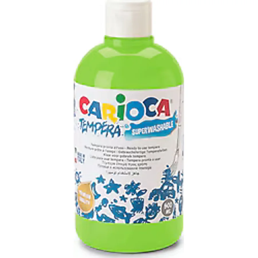 Carioca Süper Yıkanabilir 500 ml Neon Yeşil Tempera Boyası