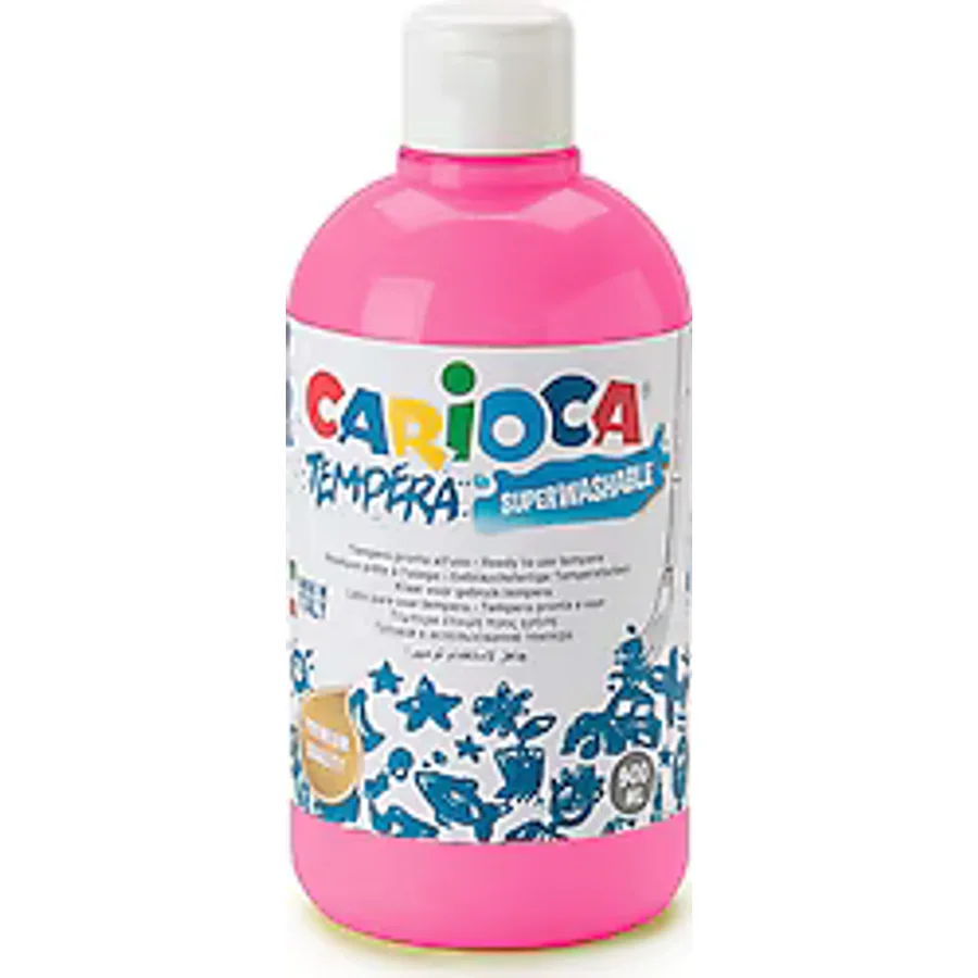 Carioca Süper Yıkanabilir 500 ml Pembe Tempera Boyası