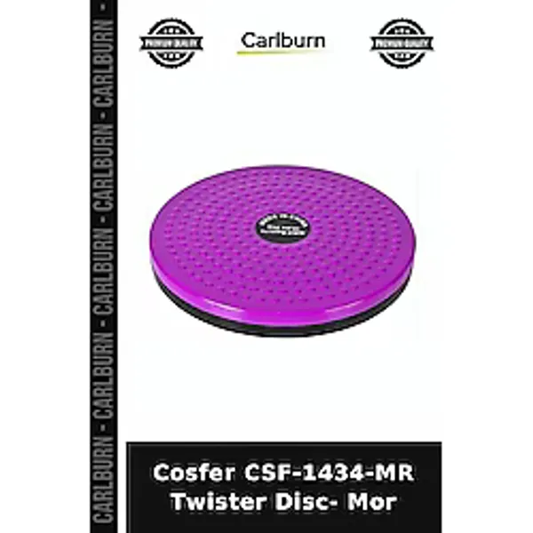 Carlburn Premium Cosfer CSF-1434-MR Twister Disc- Mor Fitness Aleti Antrenman Spor Ekipmanı