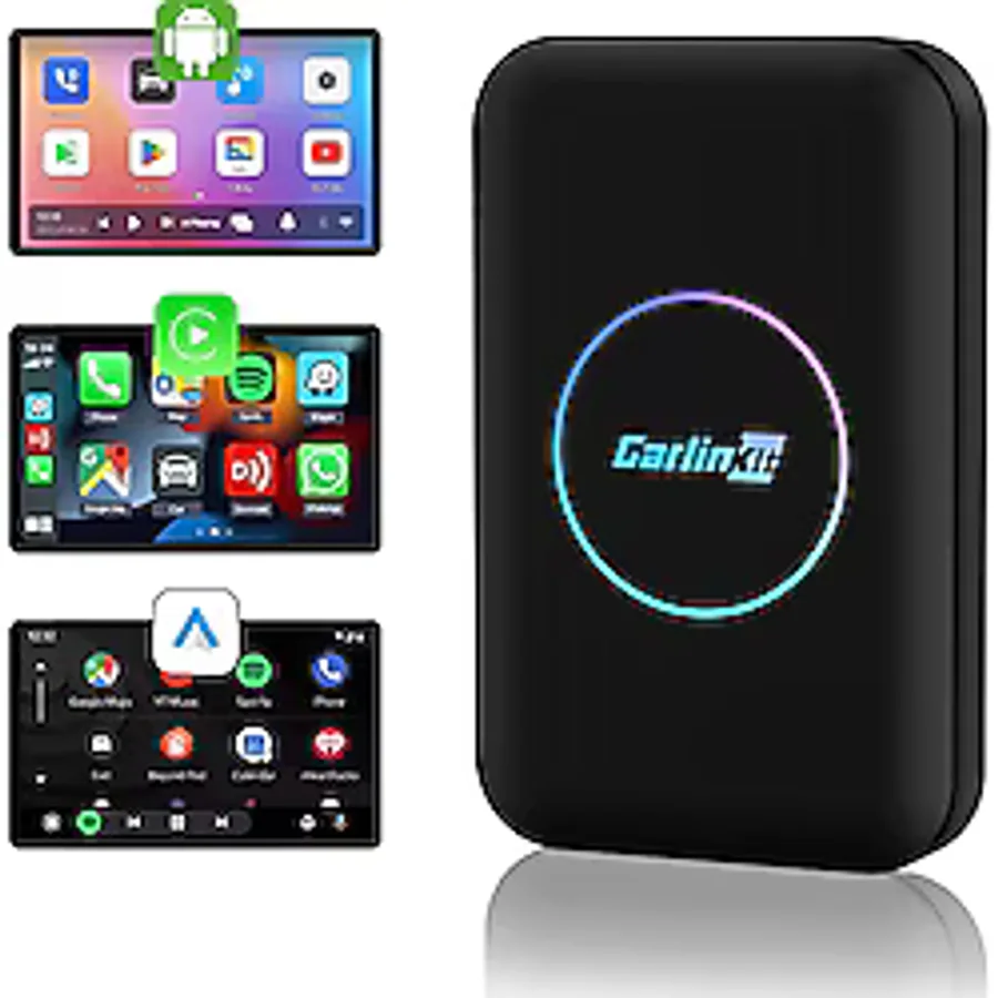 Carlinkit 3in1 Kablosuz Carplay & Android Auto Smart Box 4GB/32GB Netflix & Youtube Destekli Trafikte Futbol Izle Çocuklar İçin Çizgi Film Izle