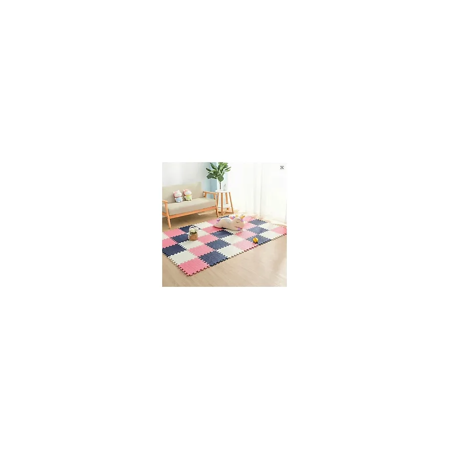 CARPAZAR 9 Parça Set 33x33 13mm Tatami 100x100 Kurulumlu Oyun Spor Halısı Minderi Puzzle Minder Zemin Kaplama