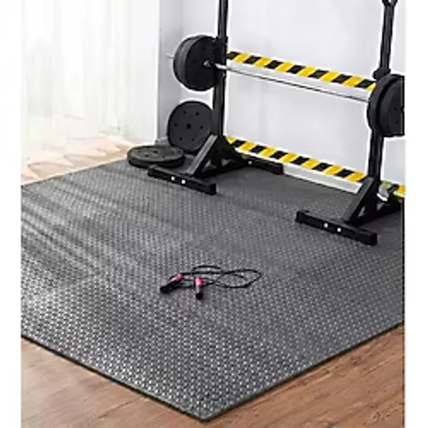 Carpazar Damla Desen Tatami Eva Spor Yoga Pilates Oyun Matı Halısı Minderi Puzzle 50X50 13MM 8 Adet 100X200 - Gri - 50 x 50 cm
