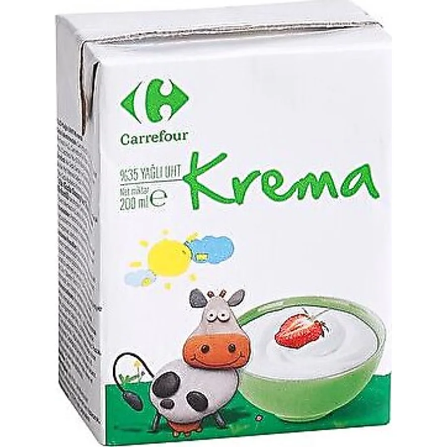 Carrefour 200 ml Uht Krema