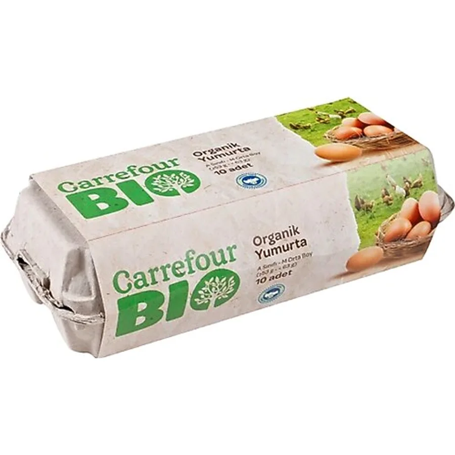 Carrefour Bio Organik 10'lu Yumurta