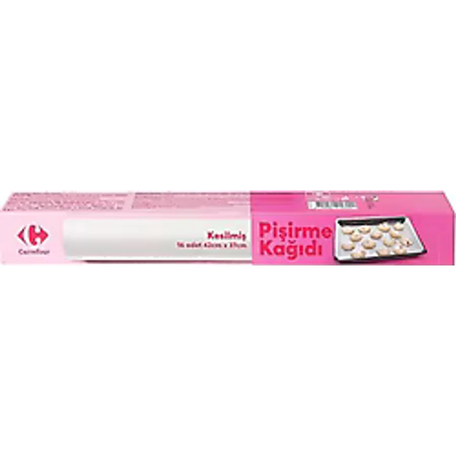 Carrefour Kesilmiş Yağlı Pişirme Kağıdı 42x37 cm 16'lı
