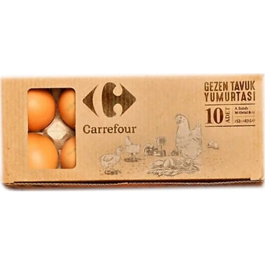 Carrefour M Boy 10'lu Gezen Tavuk Yumurtası