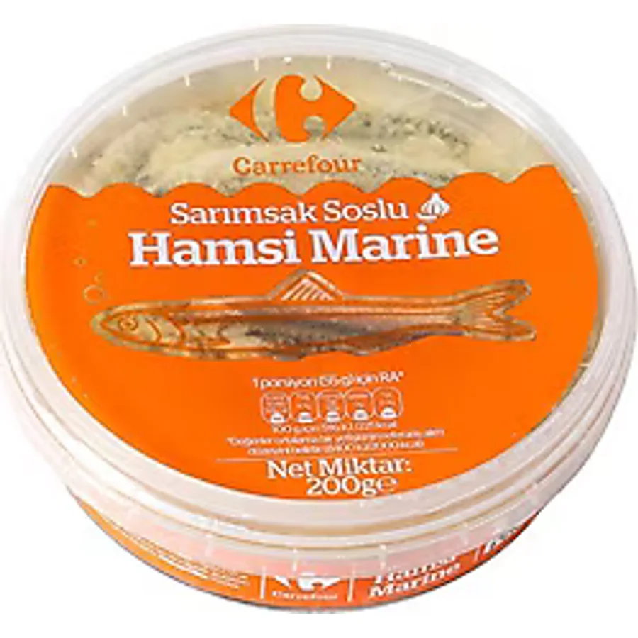 Carrefour Sarımsak Soslu Hamsi Marine 200 gr