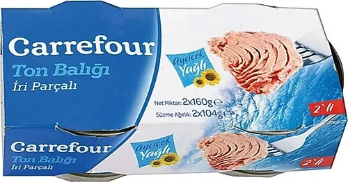 Carrefour Ton Balığı 2x160 gr