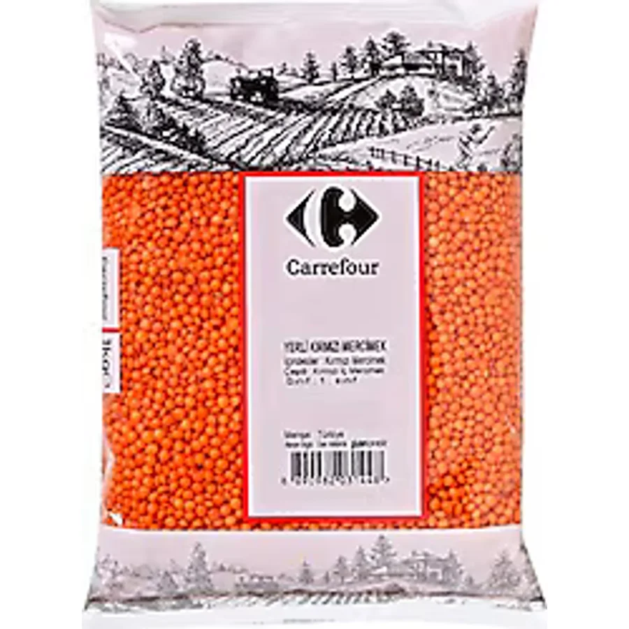 Carrefour Yerli Kırmızı Mercimek 1 kg