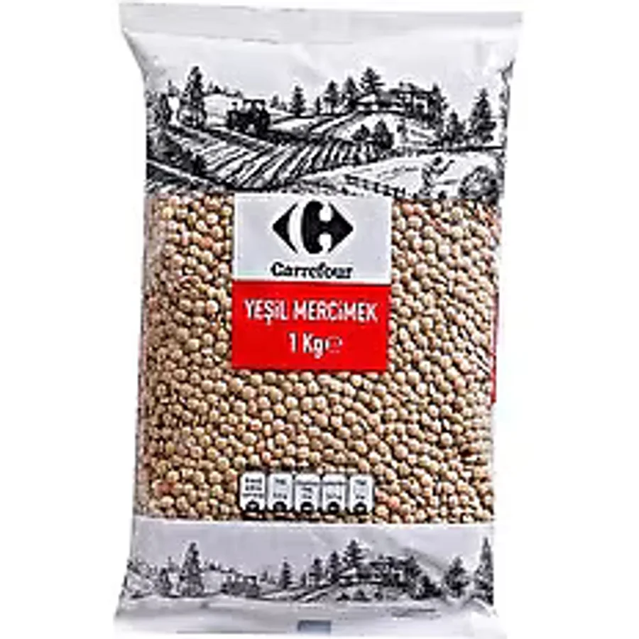 Carrefour Yeşil Mercimek 1 kg