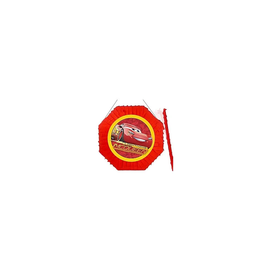 Cars Pinyata 42cm + Sopası Doğum Günü Eğlencesi Pinyata Patlatma Parti Zamanı