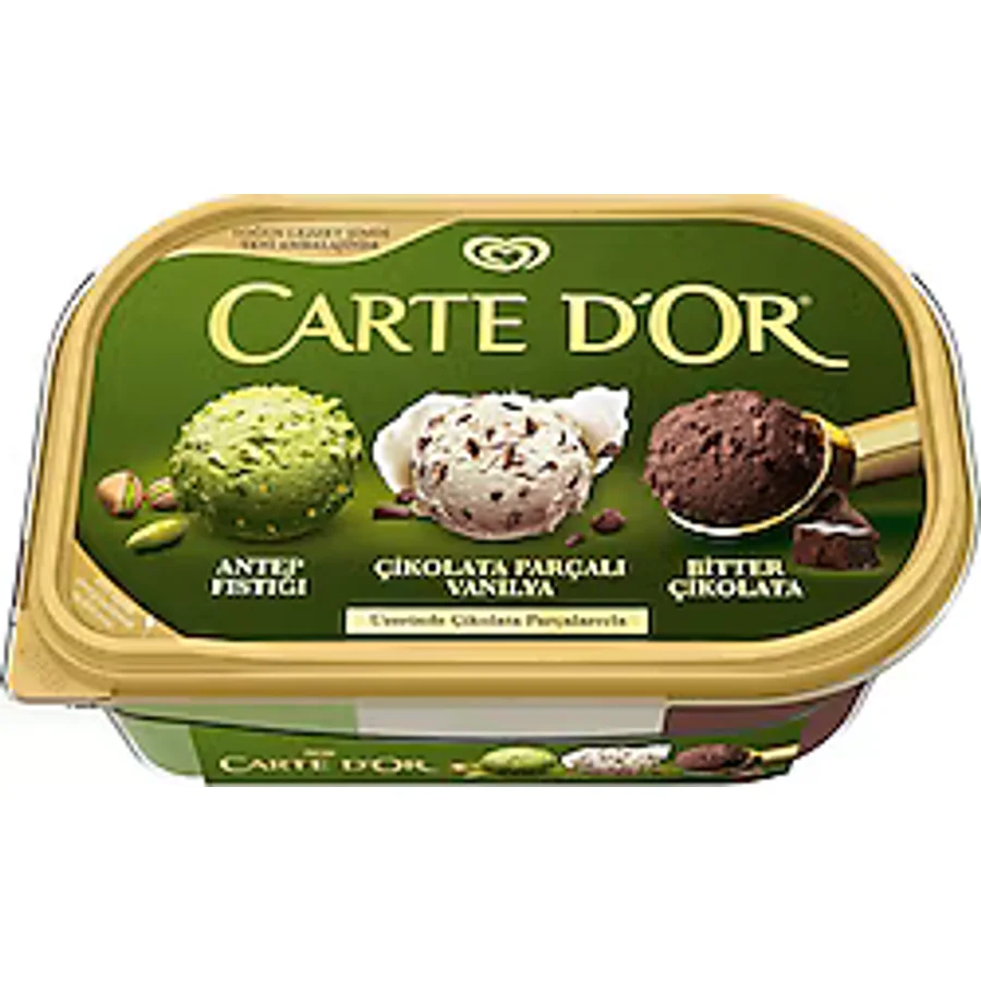 Carte d 'Or Classic Antep Fıstığı Vanilya Bitter Çikolata 850 ml