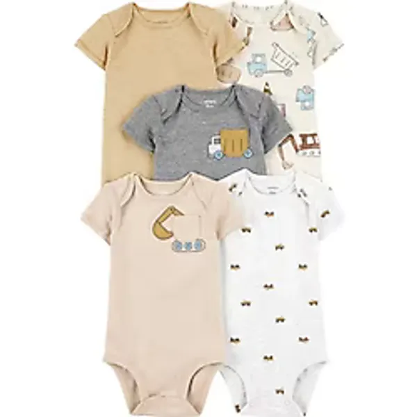 Carter's Layette Erkek Bebek Kısa Kollu 5'li Body 1T008910