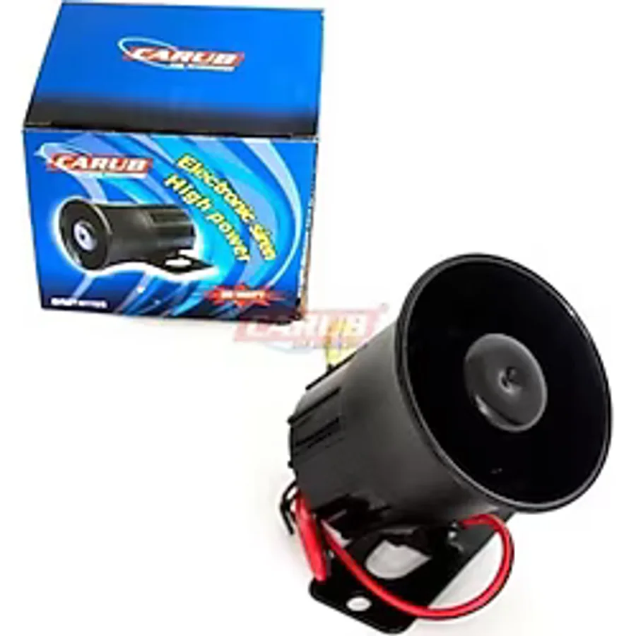 Carub 12 Volt 20 Watt 6 Sesli Alarm Sireni