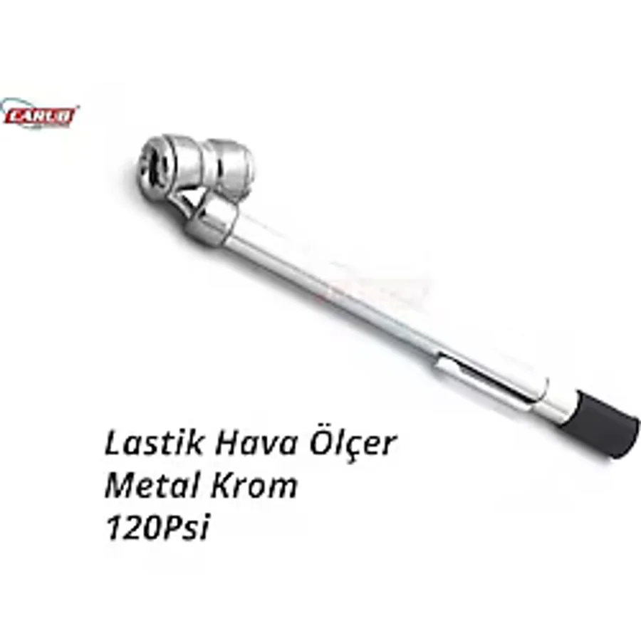 Carub Lastik Hava Basınç Ölçer (10-120 PSİ) (MEKANİK) (METAL)