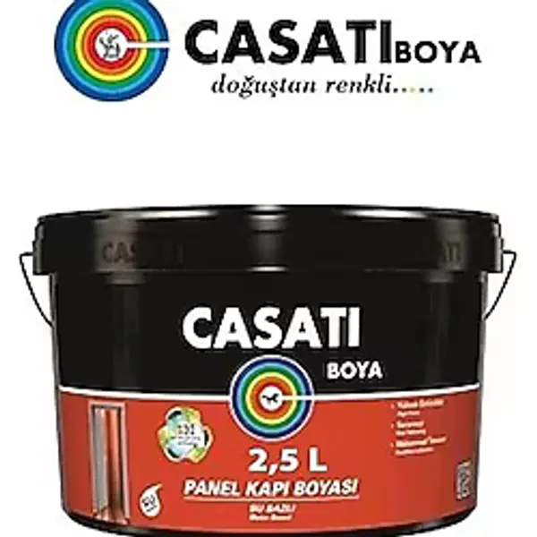 Casati 2,5Lt Vizon 5579 Su Bazlı Panel Kapı Boyası (B)