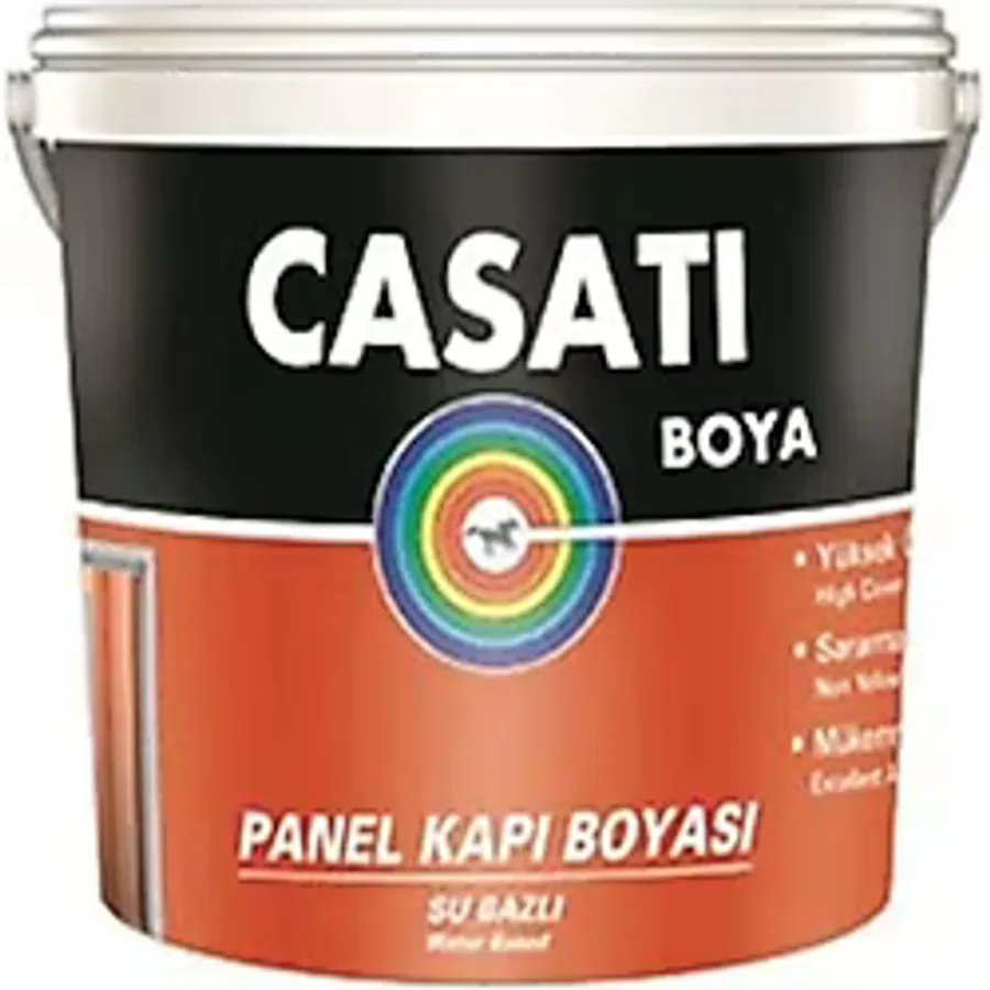 Casati Su Bazlı Panel Kapı Boyası Beyaz 0,75 Litre - 1 Adet - 3 Renk Sunburst