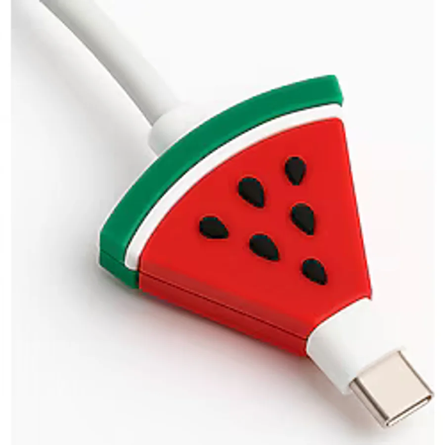 Case collection Sevimli Figürlü Slikon Kablo Ucu Koruyucular Şarj Typc Lightning Micro Usb