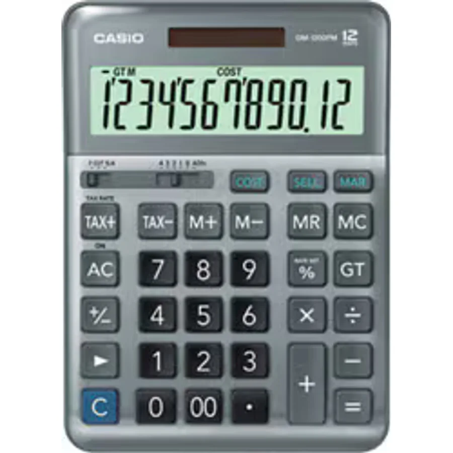 Casio DM-1200FM 12 Haneli Hesap Makinesi