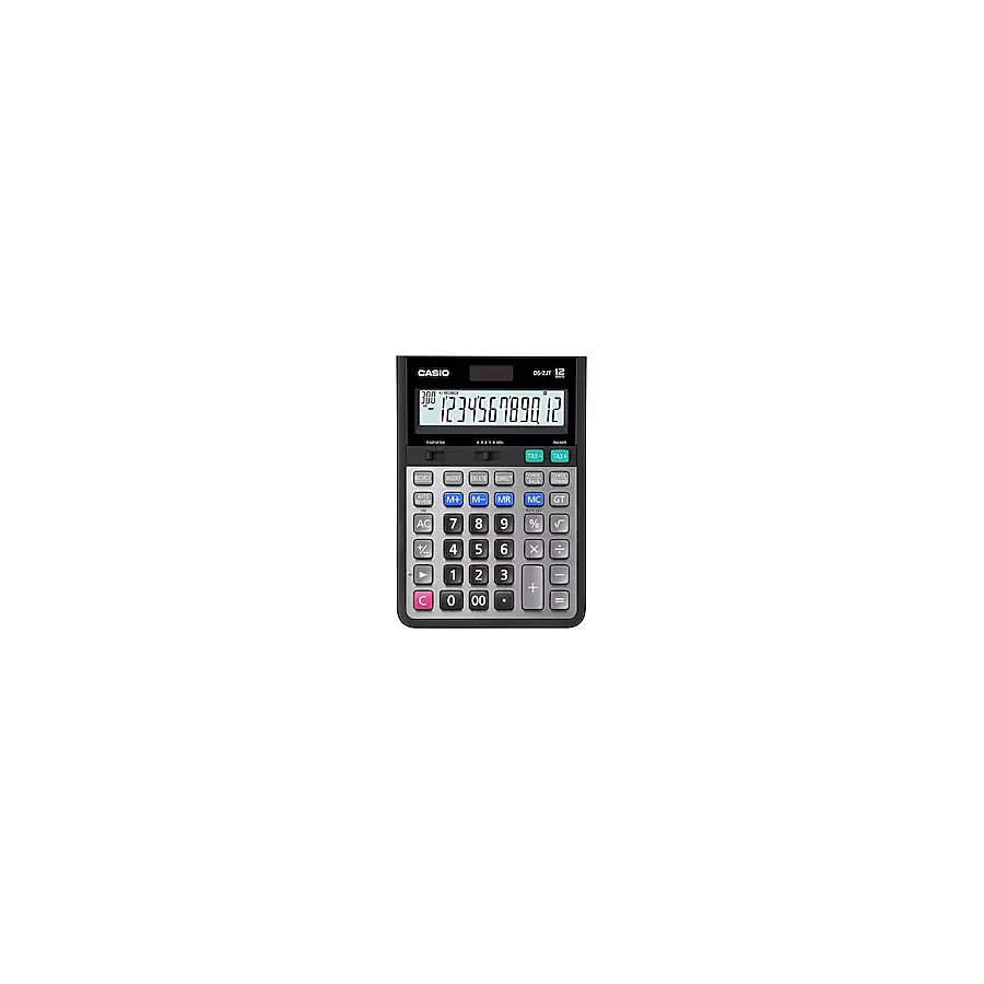 Casio DS-2JT Profesyonel 12 Haneli İşlem Kontrollü Masaüstü Hesap Makinesi