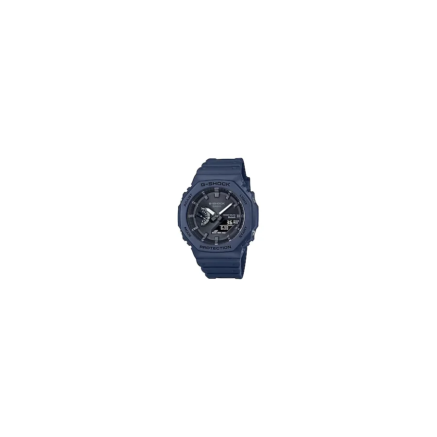 Casio G-Shock GA-B2100-2ADR Silikon Kordon Mavi Erkek Kol Saati