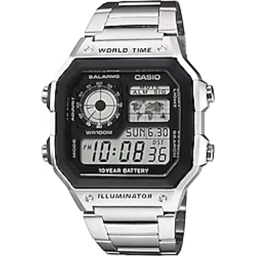Casio Standart AE-1200WHD-1AVDF Çelik Kordon Erkek Kol Saati