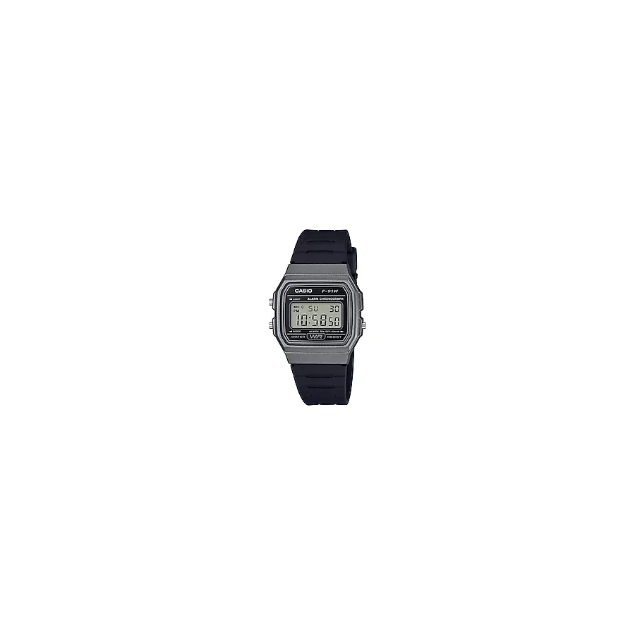 Casio Standart F-91WM-1BDF Siyah-Füme Erkek Kol Saati
