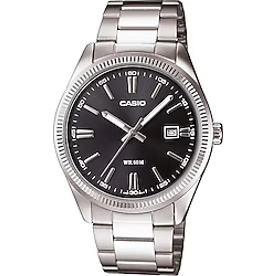 Casio Standart MTP-1302D-1A1VDF Gümüş-Siyah Erkek Kol Saati