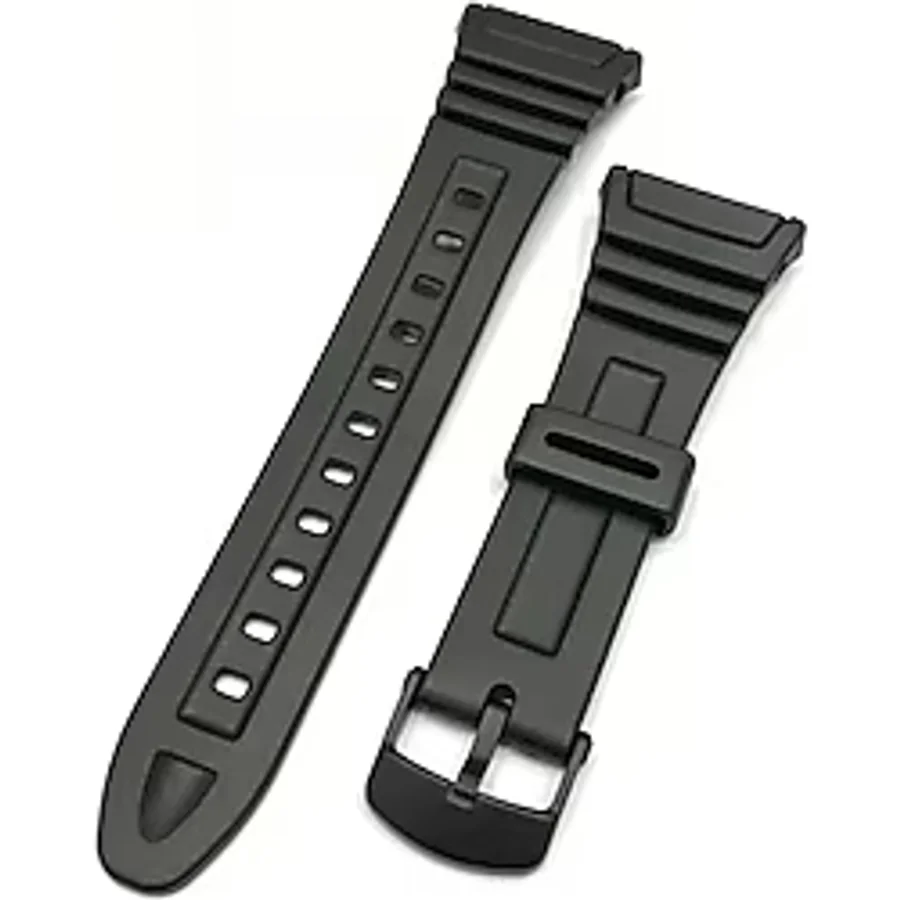 Casio W-96h Orijinal Siyah Renk Silikon Saat Kordonu Kayışı