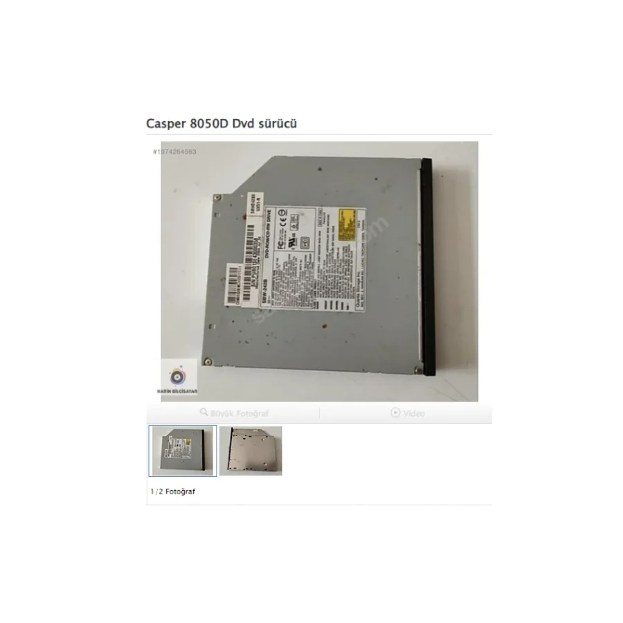 Casper 8050D Dvd Sürücü