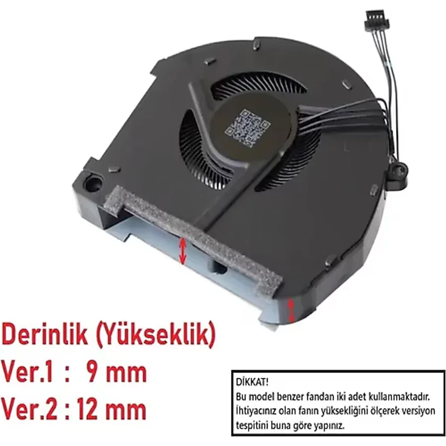 Casper Excalibur G900.9750-Es80a Notebook Cpu Fanı (Ver.1 Sağ)