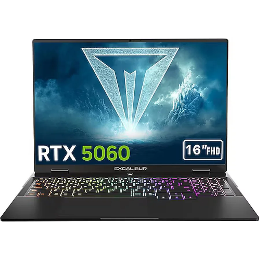 Casper Excalibur G915.1362-DQ60A-C i7-13620H 32 GB 1 TB SSD RTX5060 16" WUXGA Gaming Laptop