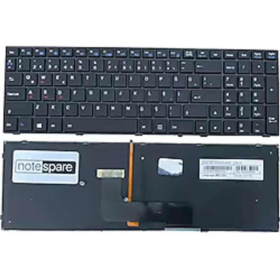 Casper İle Uyumlu Excalibur G500 Notebook Klavye Işıklı Siyah Tr