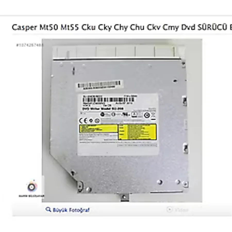 Casper Mt50 Mt55 Cku Cky Chy Chu Ckv Cmy Dvd Sürücü Beyaz