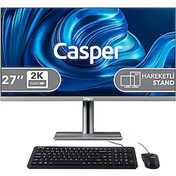 Casper Nirvana A87.1362-CF00X-V-G i7-13620H 24 GB 1 TB SSD UHD Graphics 27" QHD All in One PC