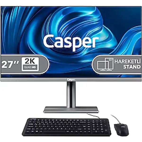 Casper Nirvana A87.1362-DF00X-V-G i7-13620H 32 GB 1 TB SSD UHD Graphics 27" QHD All in One PC
