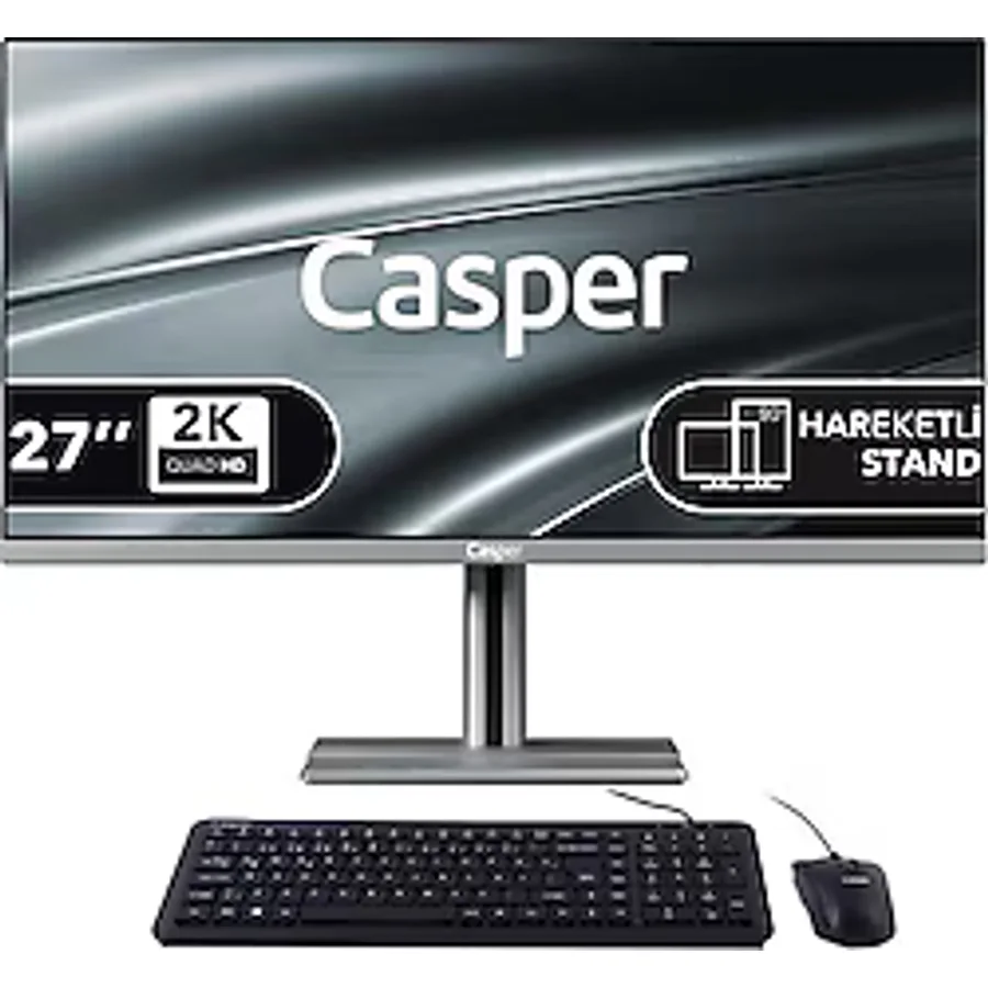 Casper Nirvana A97.255H-BE00X-V-G Ultra 7 255H 16 GB 500 GB SSD Arc 140T 27" QHD All in One PC