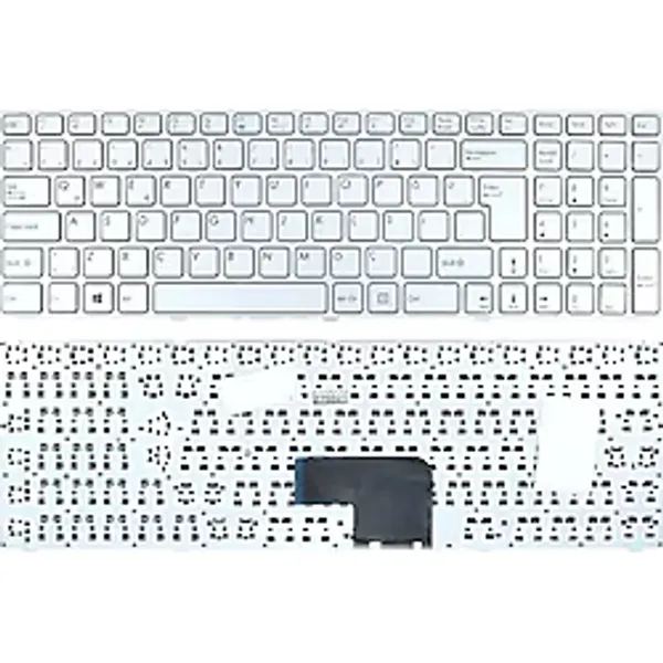 Casper Nirvana C800, C810 Serisi Notebook Klavyesi, Laptop Tuş Takımı (Silver, Gri Tr) Ver.1