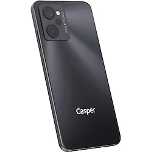 CASPER VIA M45 125GB 6GB+6GB VRAM Android Cep Telefonu Manyetik Siyah