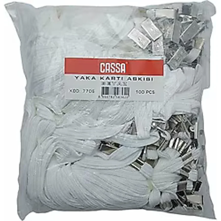 Cassa 7506 100'lü Metal Maşalı Askı İpi