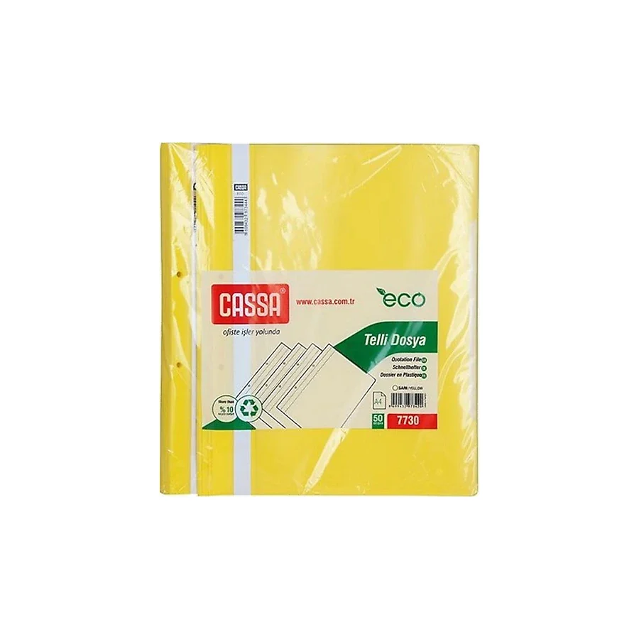 Cassa 7730 Eco Telli Dosya 50'li Paket