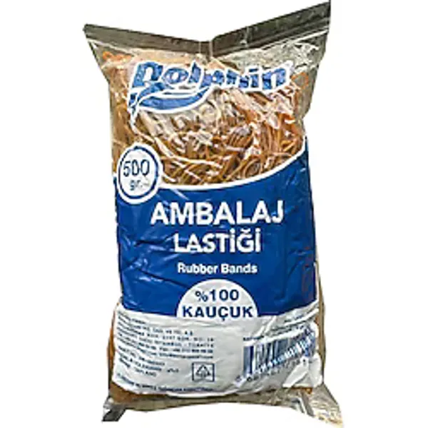 Cassa Dolphin Kauçuk Ambalaj Paketleme Lastiği - Çap : 70 mm 500 gr 10 Paket