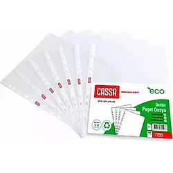 Cassa Eco 30 Mikron 100'lü A4 Poşet Dosya
