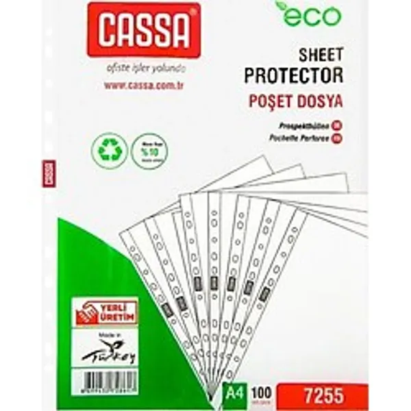 Cassa Eko Poşet Dosya 100'lü