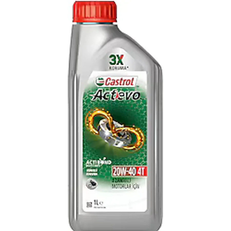 Castrol Actevo 20W-40 4T 1 lt Motosiklet Yağı