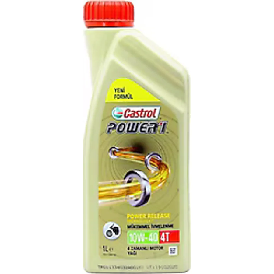 Castrol Power 1 10W-40 4T 1 lt Motosiklet Yağı